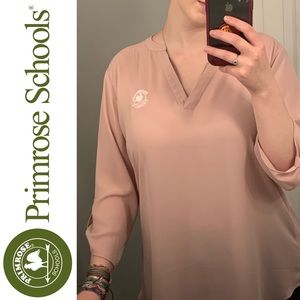NWOT Primrose Schools Pink Tunic